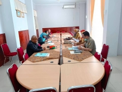 Rapat Kordinasi Bersama Dewan Pengawas, Bagian Perekonomian Pemkot Solok, Direktur beserta seluruh Kabag dilingkungan PDAM Kota Solok