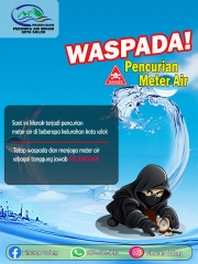 WASPADA PENCURIAN METER AIR