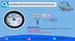 CARA MEMBACA WATER METER PERUMDA PINCURAN GADANG KOTA SOLOK