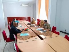 Rapat Kordinasi Bersama Dewan Pengawas, Bagian Perekonomian Pemkot Solok, Direktur beserta seluruh Kabag dilingkungan PDAM Kota Solok